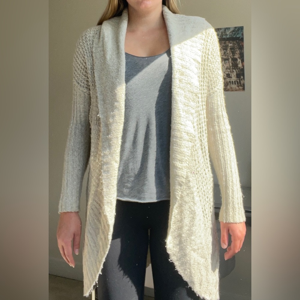 Abercrombie & Fitch knitted tan cardigan